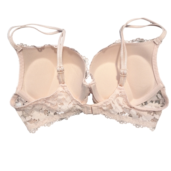 Push Up Bras for Women Add 2 Cup.S. Extra Padded pink lace sexy Bra 36C - Picture 2 of 9